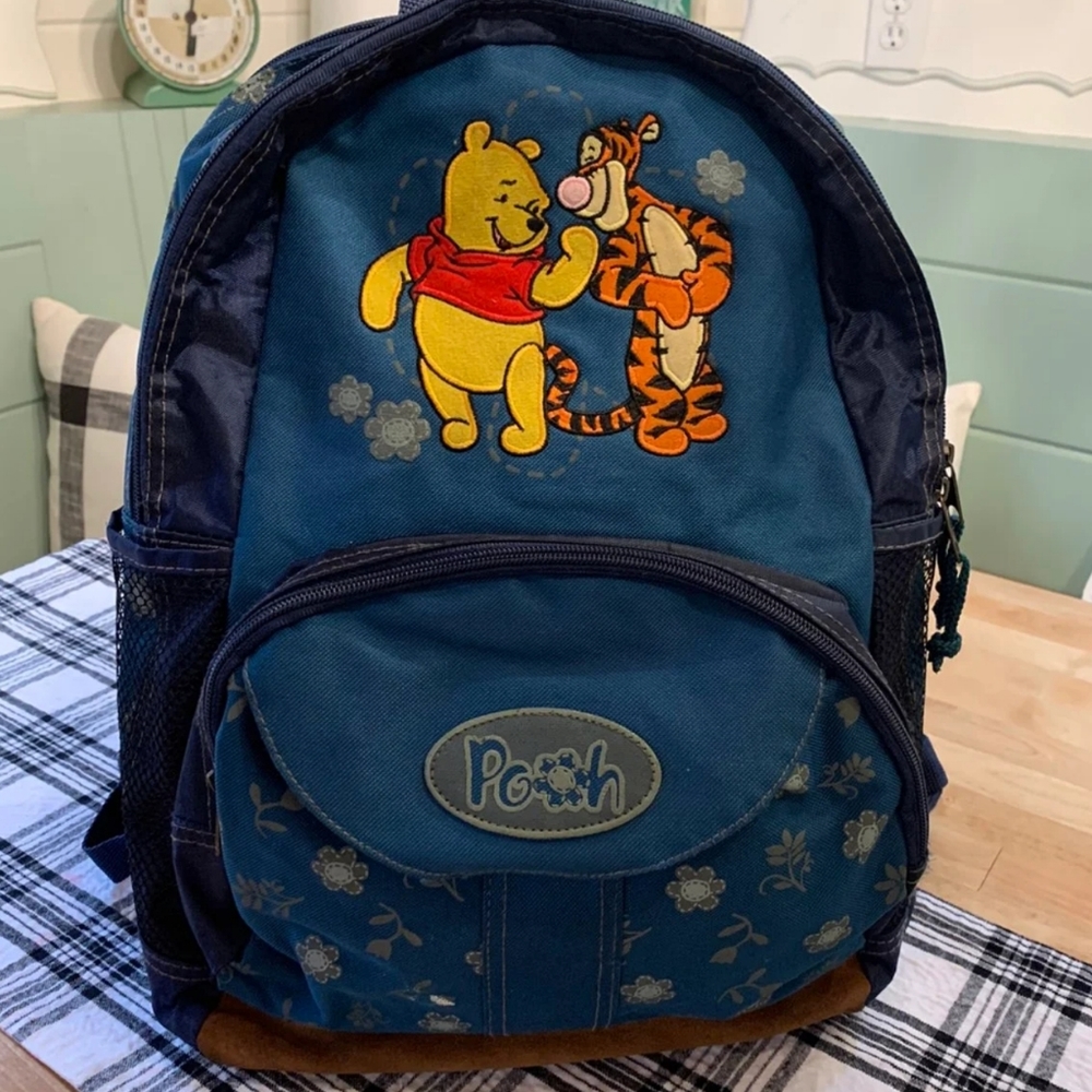 Vintage 90s Rare Winnie The Pooh Backpack